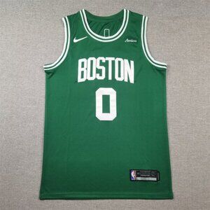 Mens Kids Youths Jayson Tatum Green Stitched Jersey